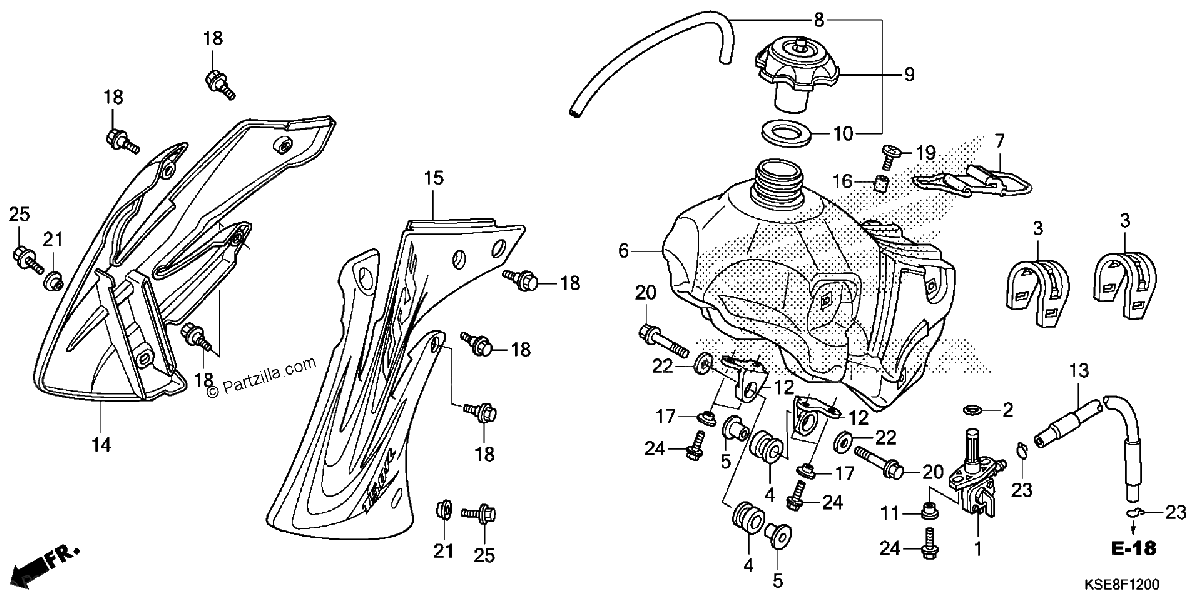 Diagrama de FUEL TANK