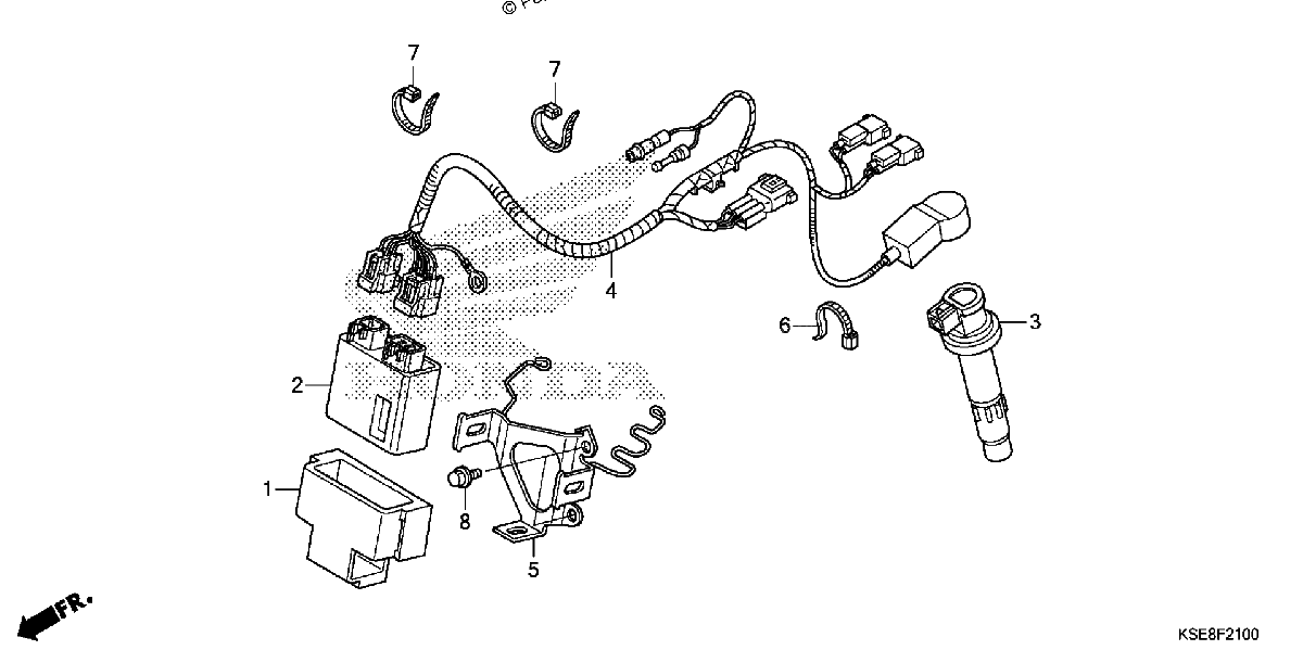 Diagrama de WIRE HARNESS