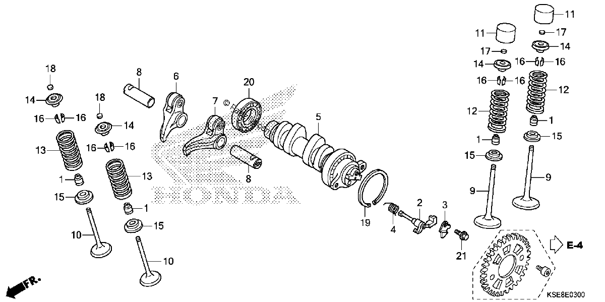 Diagrama de CAMSHAFT VALVE