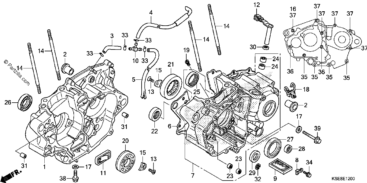Diagrama de CRANKCASE