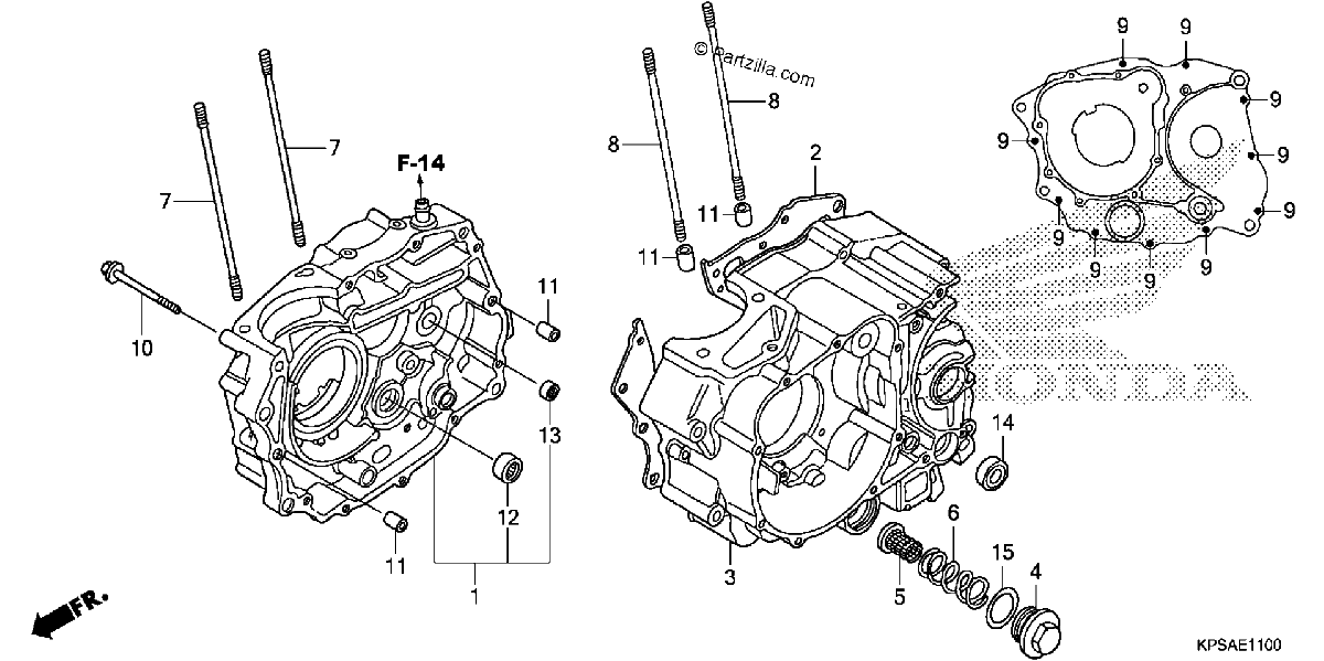 Diagrama de CRANKCASE