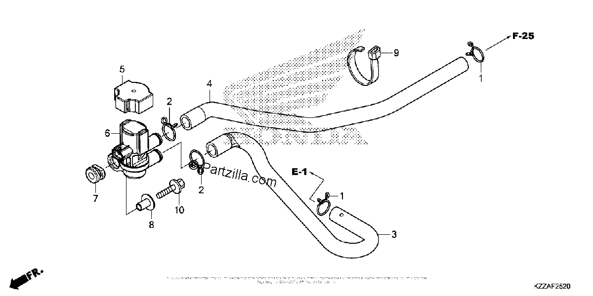Diagrama de AIR INJECTION SOLENOID VALVE