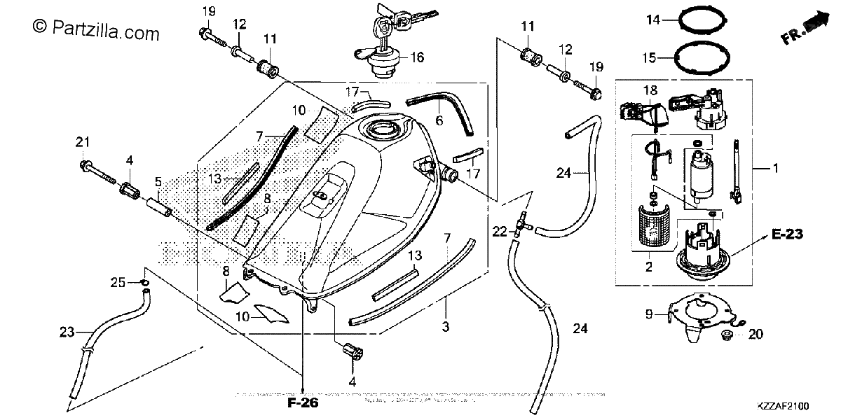 Diagrama de FUEL TANK 1