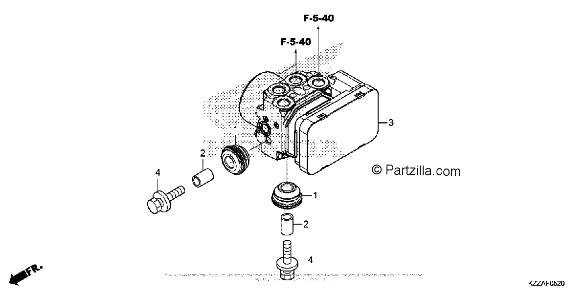 Diagrama de ABS MODULATOR
