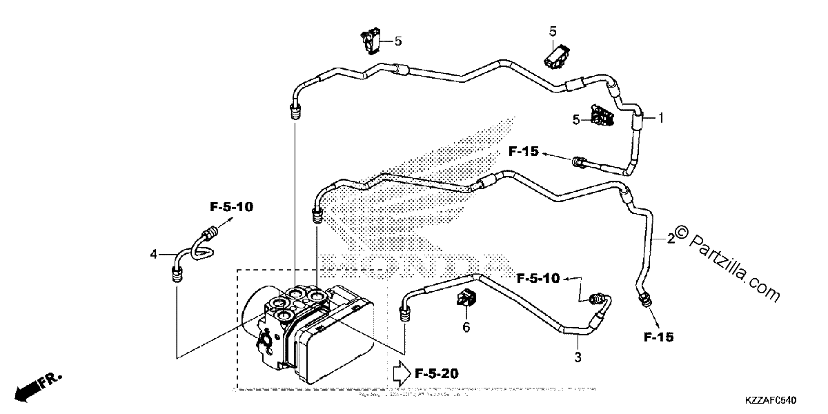 Diagrama de BRAKE PIPE