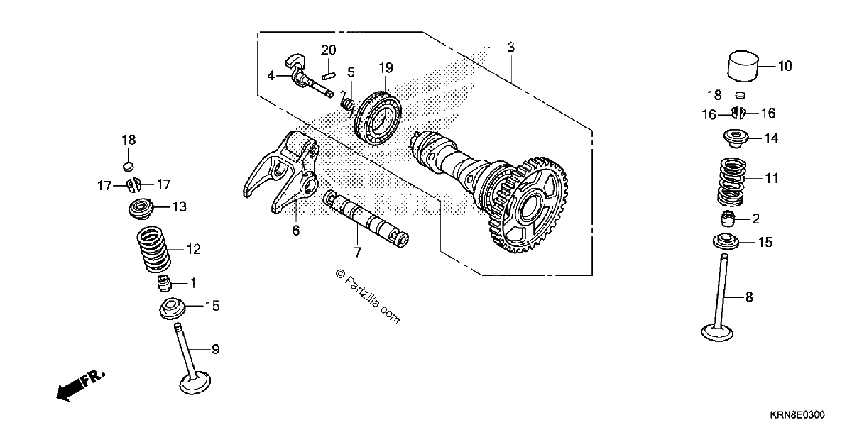 Diagrama de CAMSHAFT VALVE