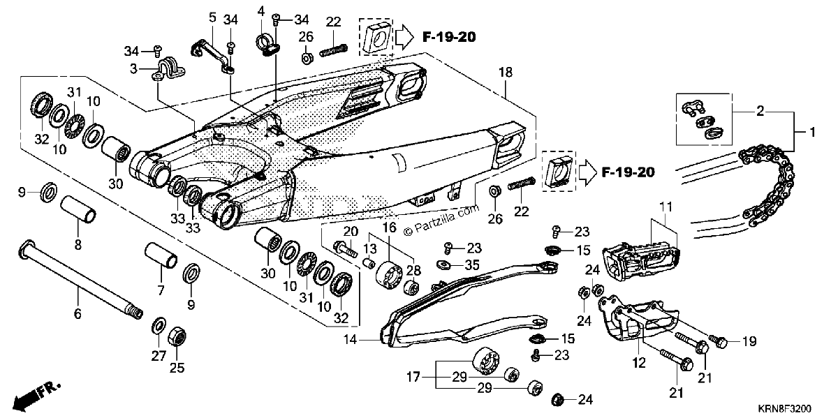 Diagrama de SWINGARM