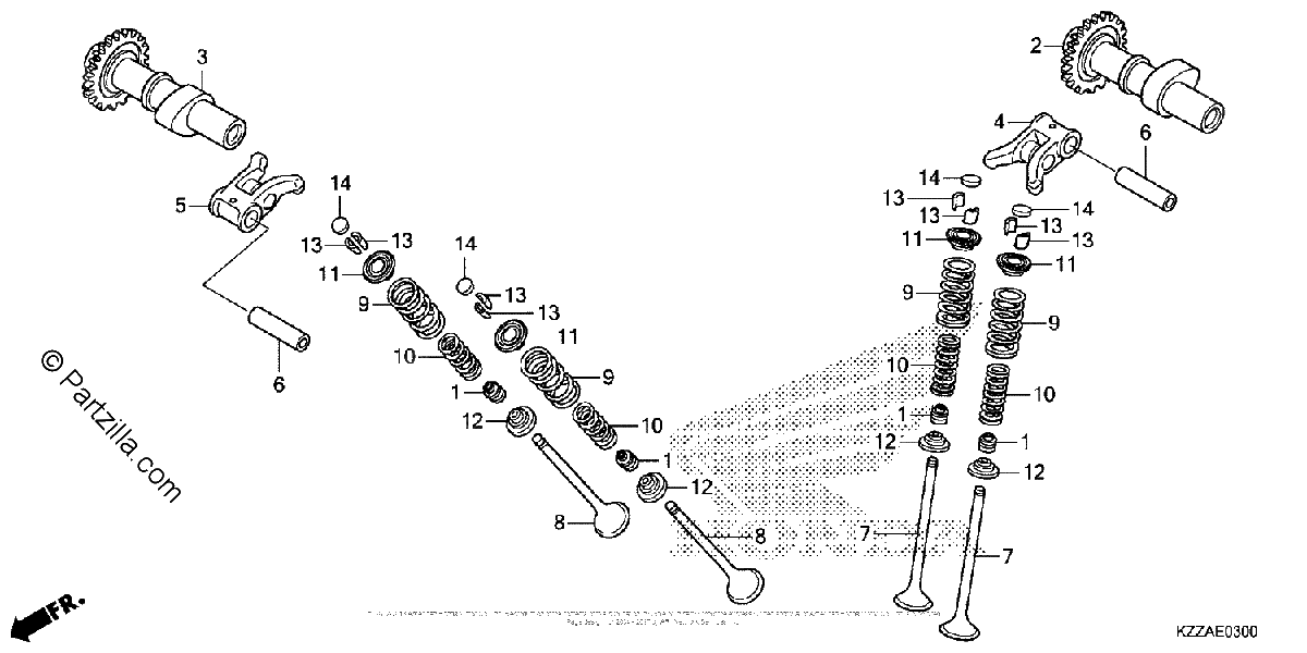 Diagrama de CAMSHAFT VALVE