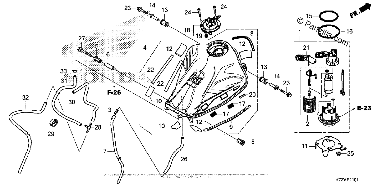 Diagrama de FUEL TANK 2