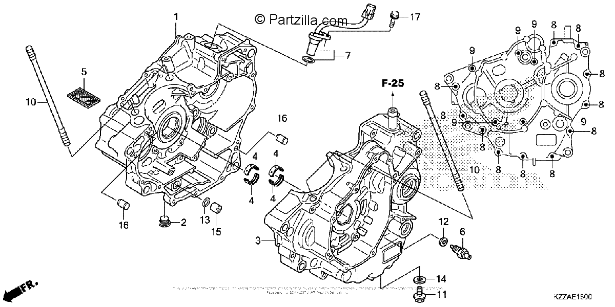 Diagrama de CRANKCASE