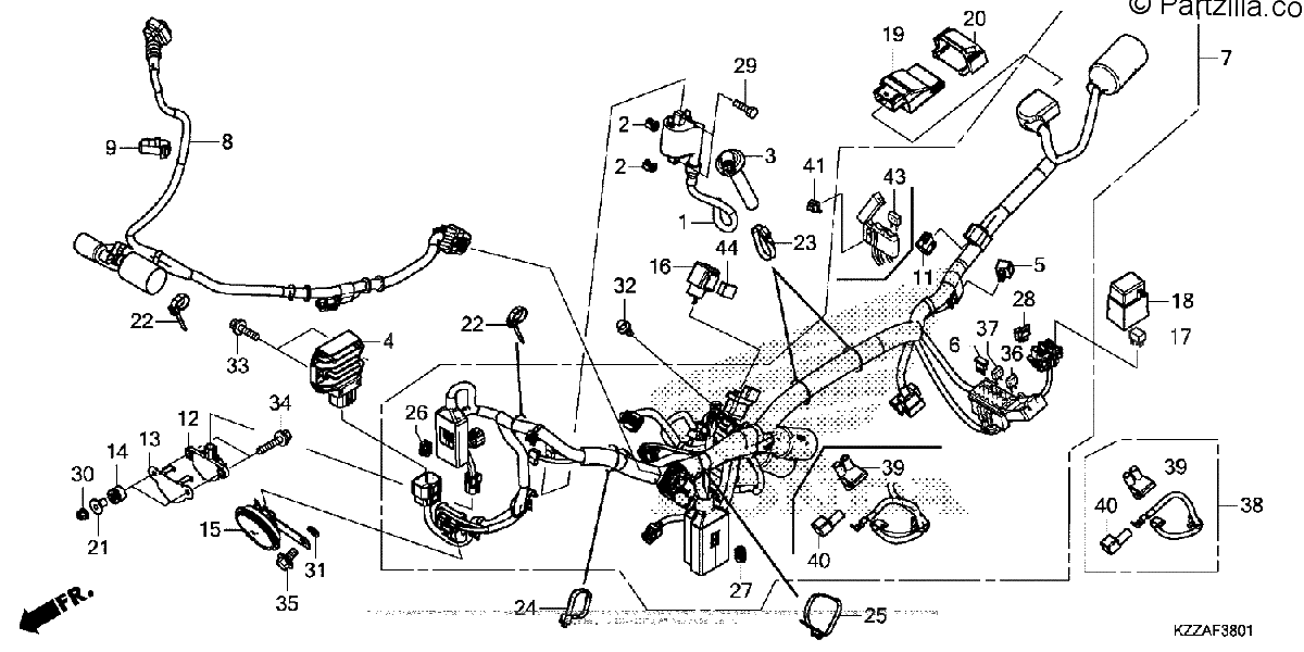 Diagrama de WIRE HARNESS 2