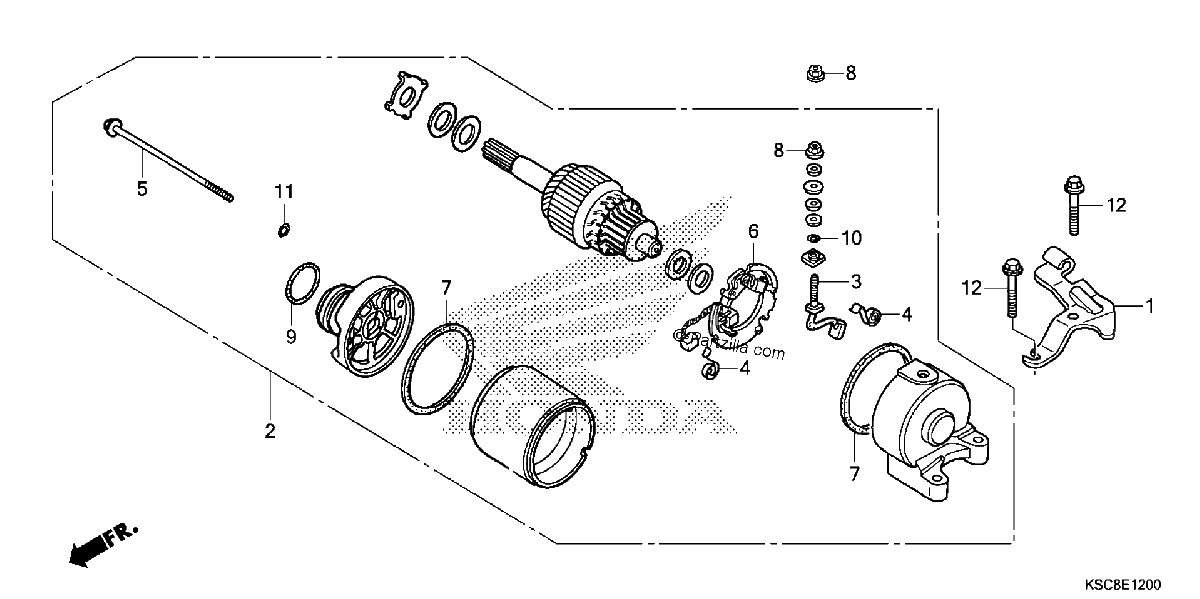 Diagrama de STARTING MOTOR