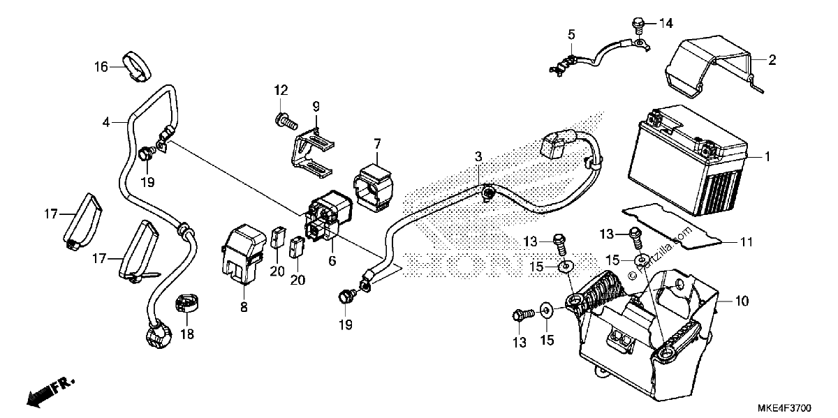 Diagrama de BATTERY