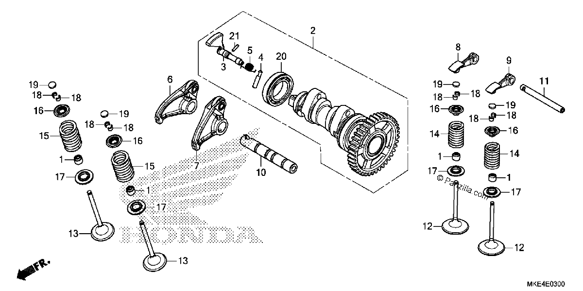 Diagrama de CAMSHAFT VALVE