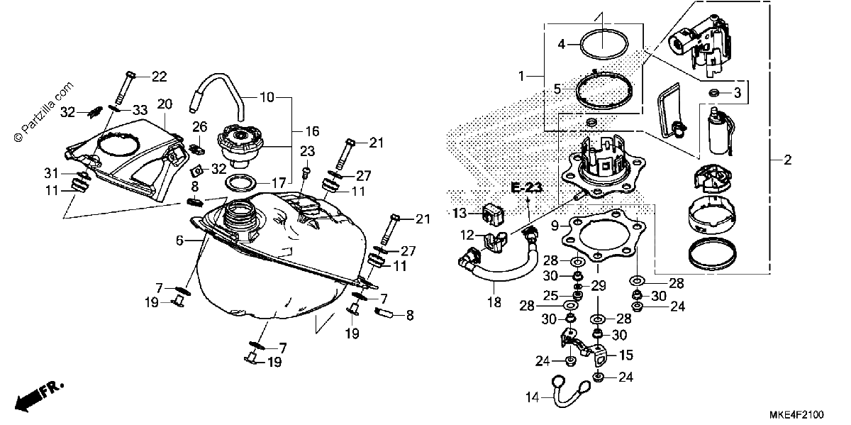 Diagrama de FUEL TANK 1