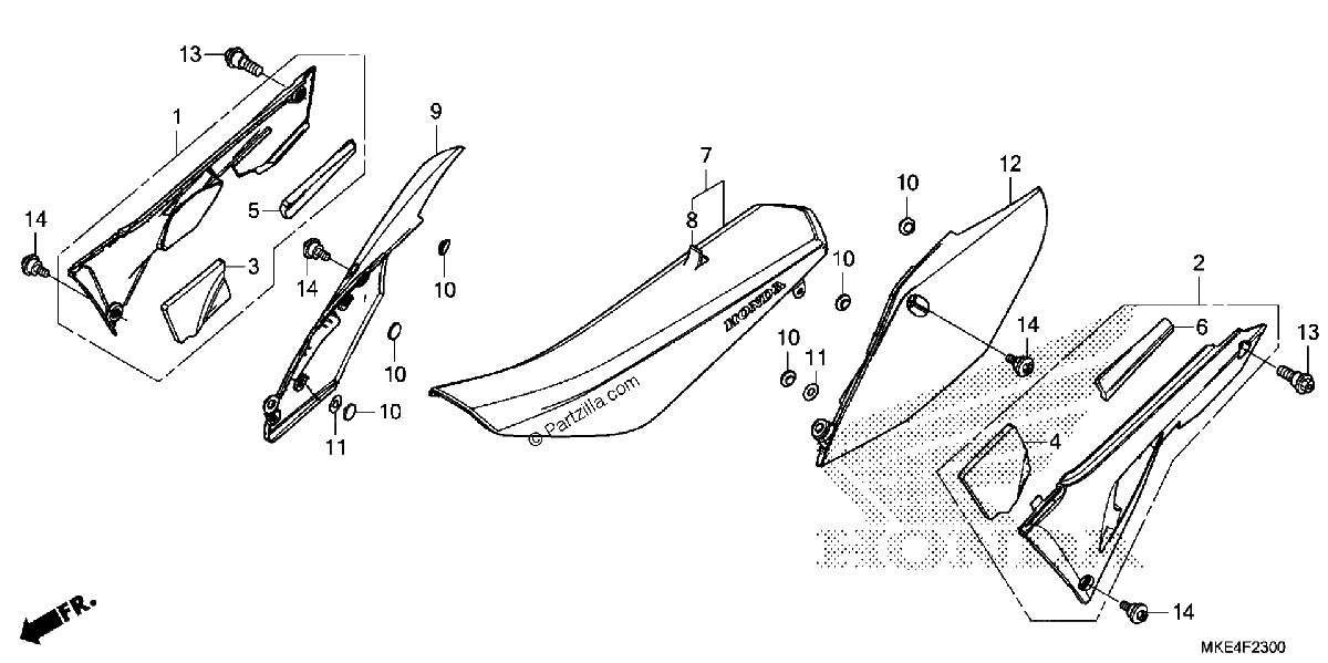 Diagrama de SEAT SIDE COVER