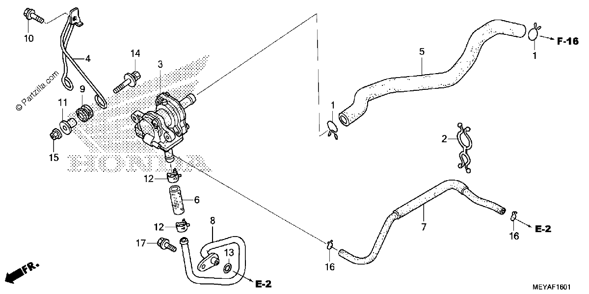 Diagrama de AIR SUCTION VALVE