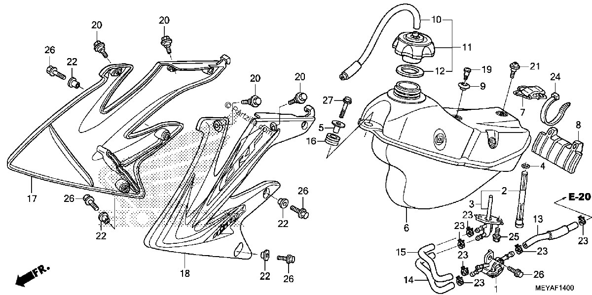 Diagrama de FUEL TANK