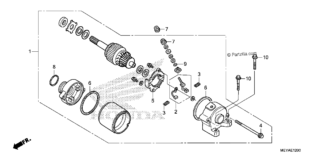 Diagrama de STARTING MOTOR