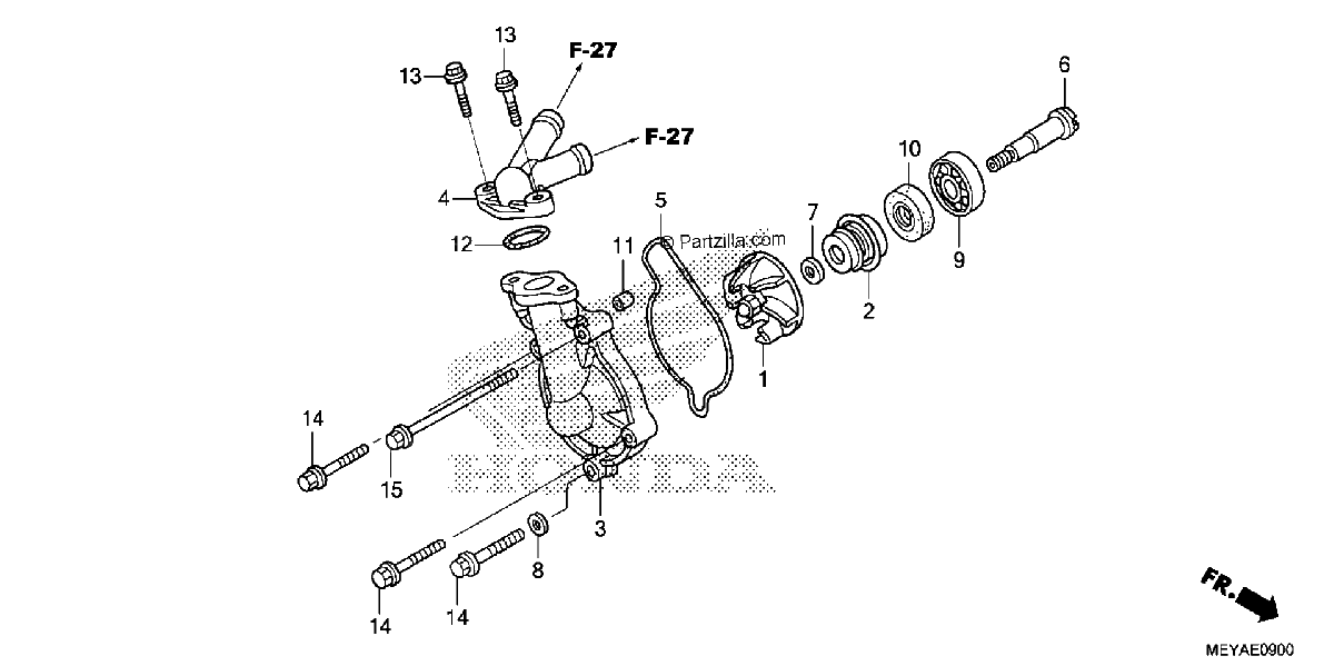 Diagrama de WATER PUMP