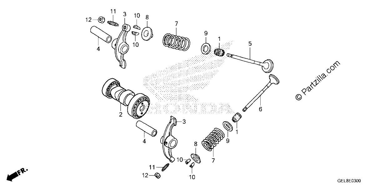 Diagrama de CAMSHAFT VALVE