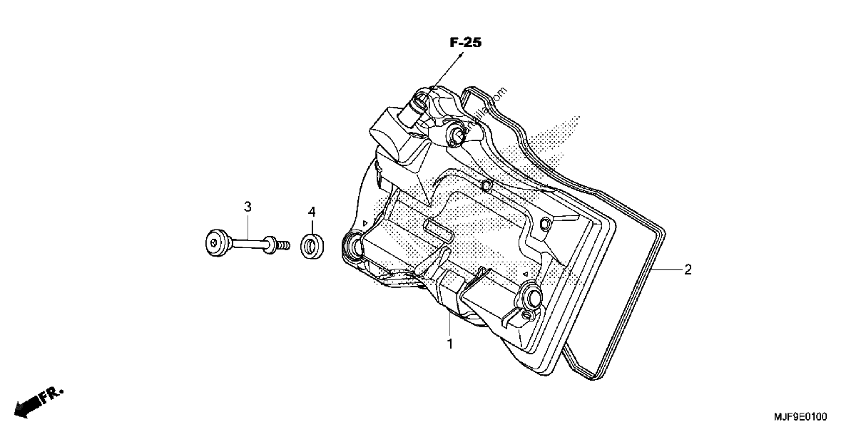 Diagrama de CYLINDER HEAD COVER