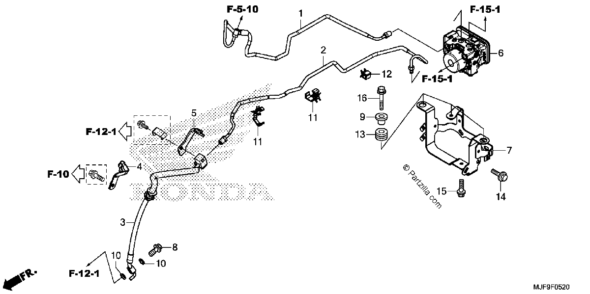 Diagrama de ABS MODULATOR