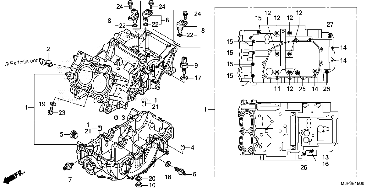 Diagrama de CRANKCASE