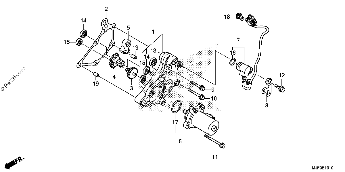Diagrama de REDUCTION GEAR
