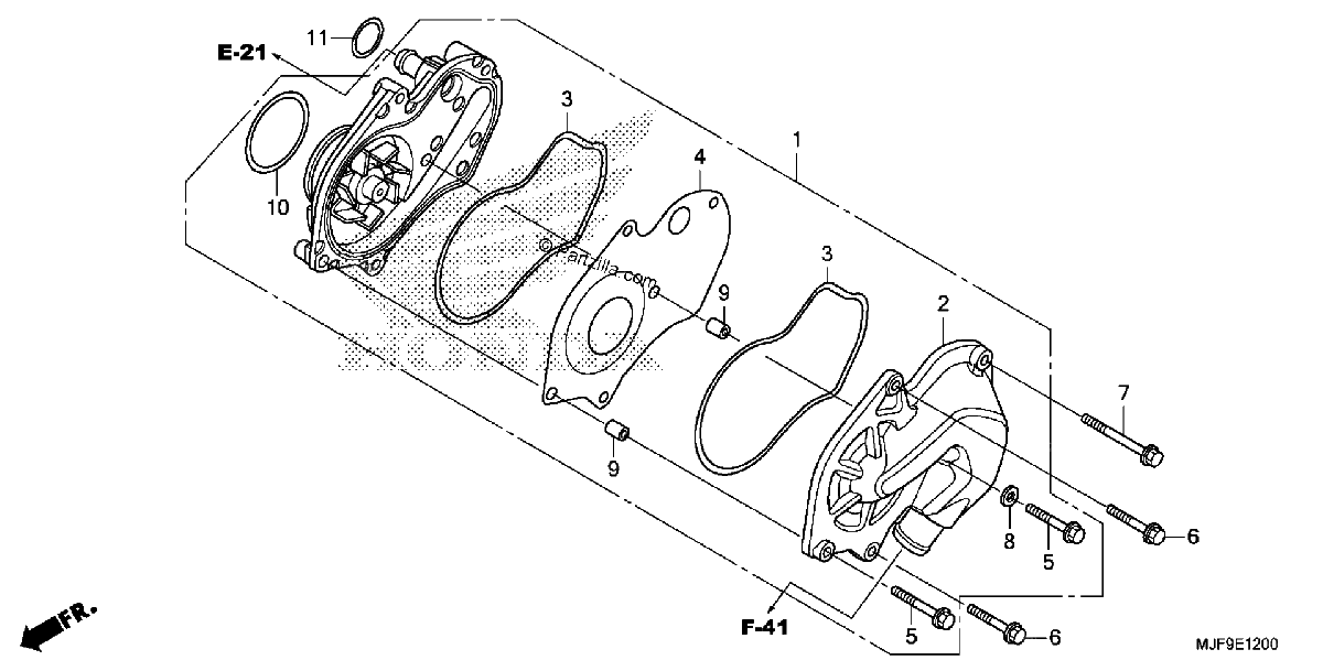 Diagrama de WATER PUMP