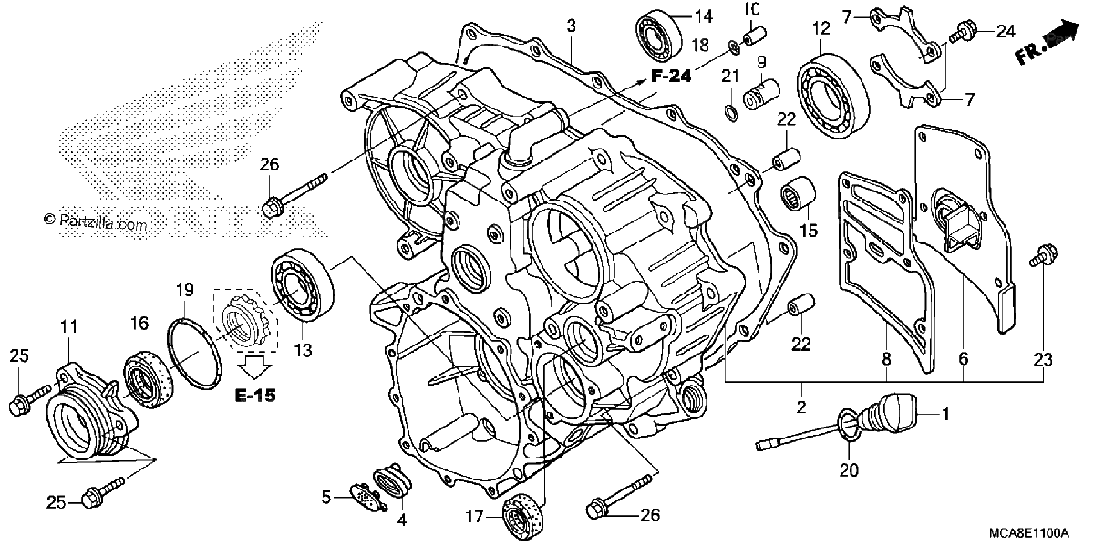 Diagrama de REAR CASE