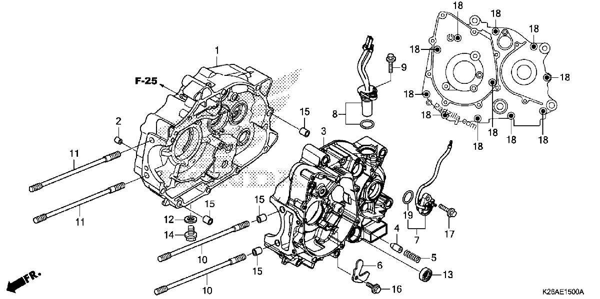 Diagrama de CRANKCASE