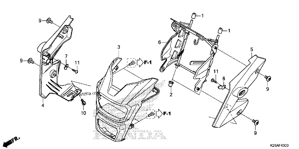 Diagrama de HEADLIGHT COVER