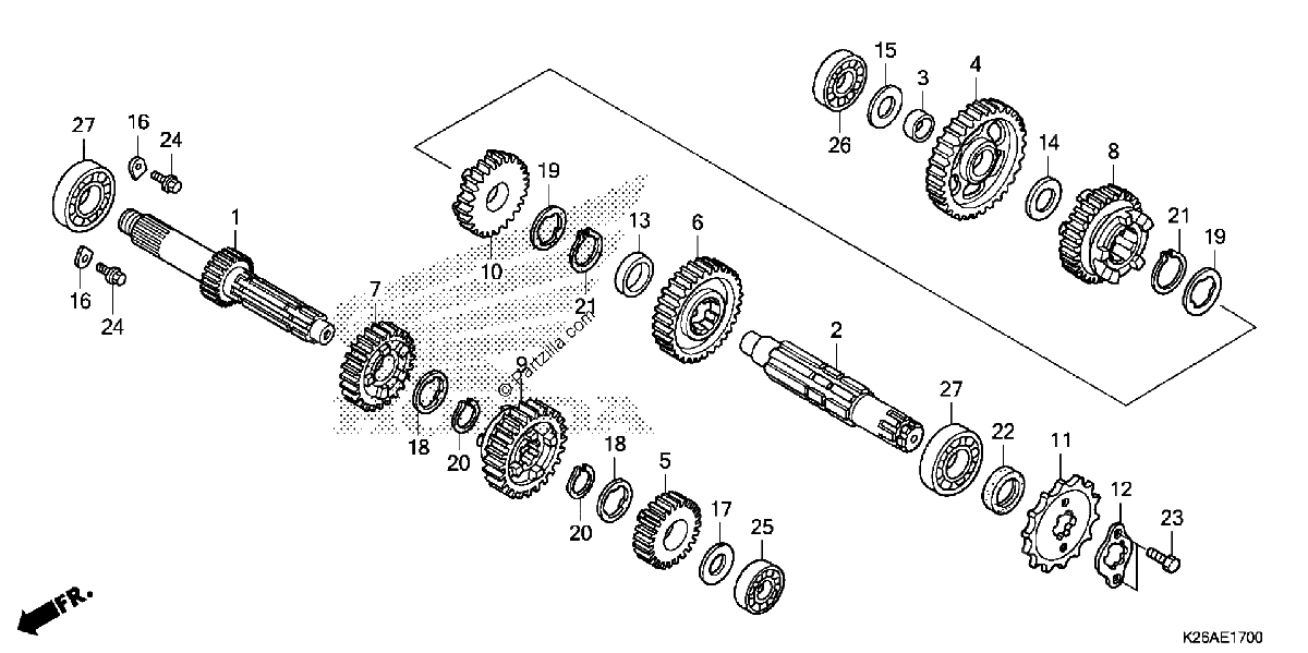 Diagrama de TRANSMISSION