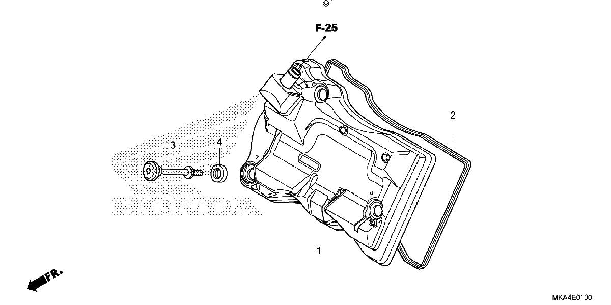 Diagrama de CYLINDER HEAD COVER