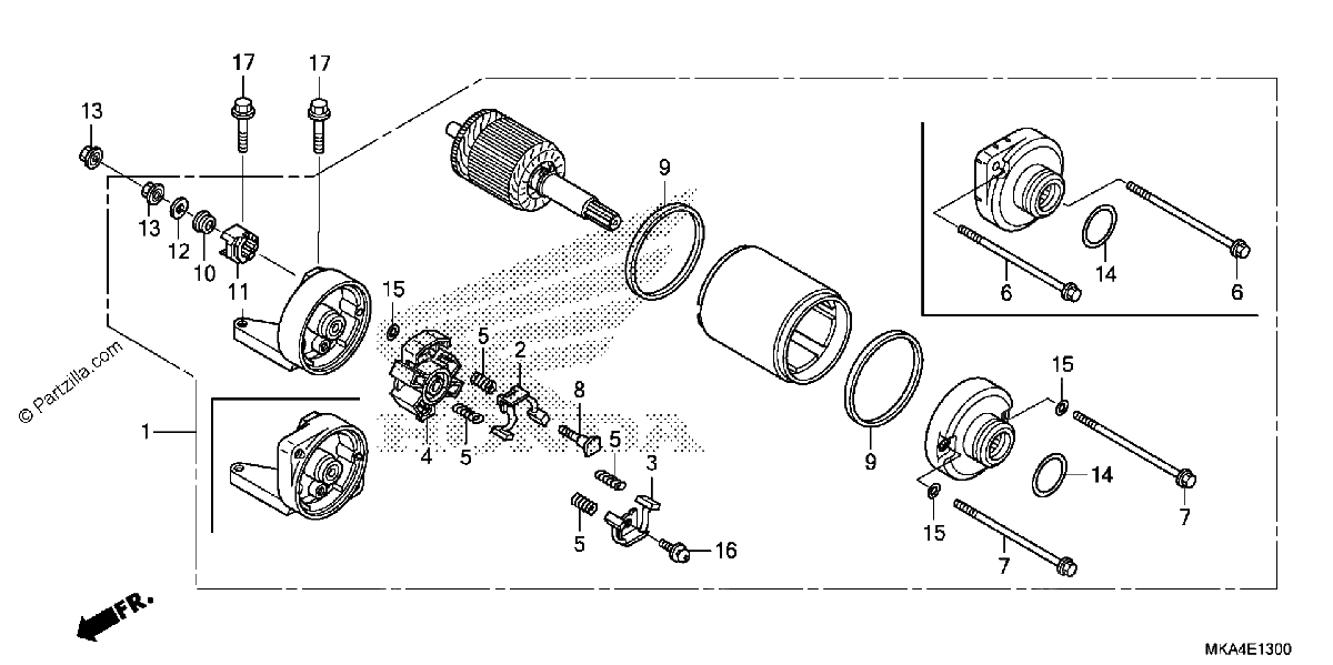 Diagrama de STARTING MOTOR