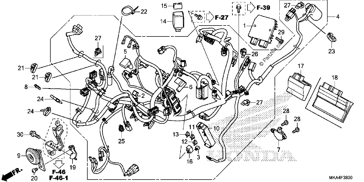 Diagrama de WIRE HARNESS