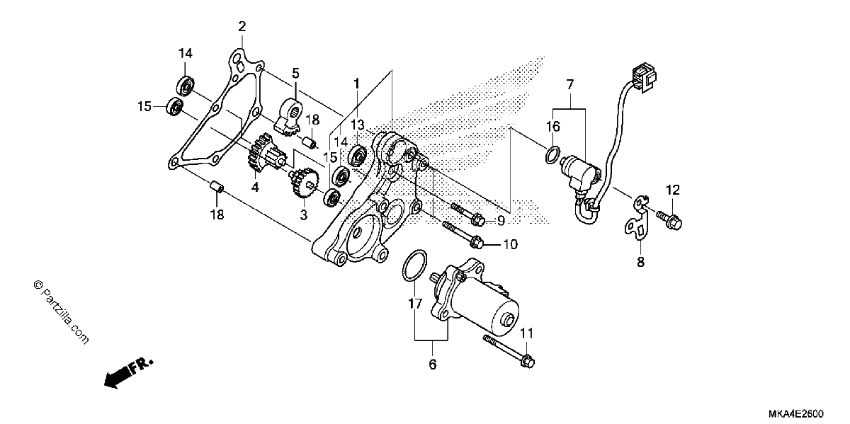 Diagrama de REDUCTION GEAR