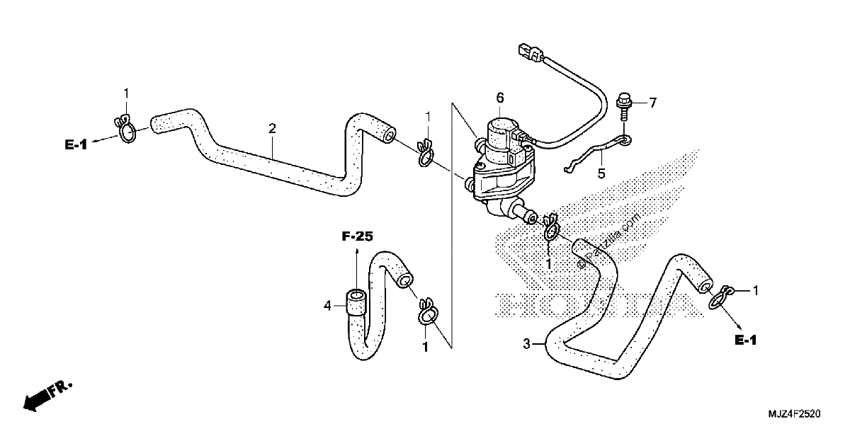 Diagrama de AIR INJECTION CONTROL VALVE