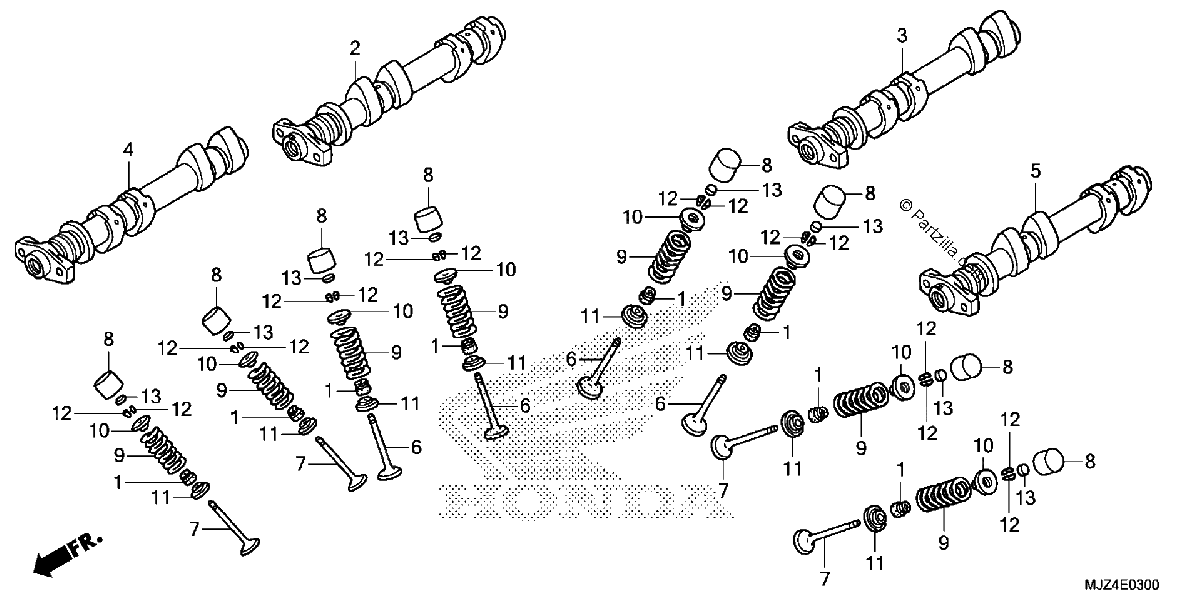 Diagrama de CAMSHAFT VALVE