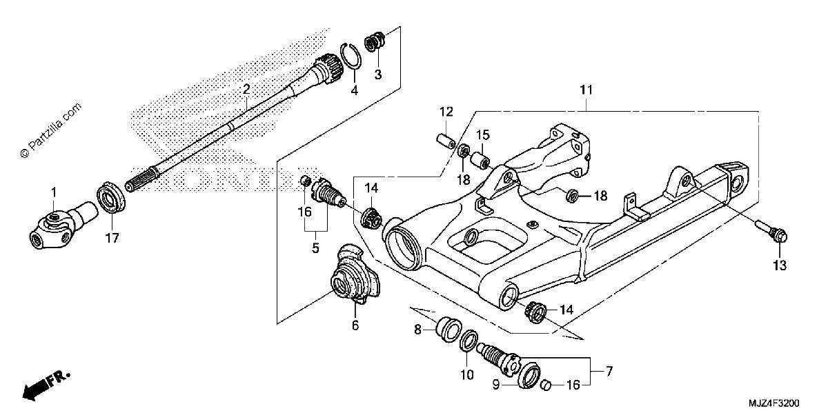 Diagrama de SWINGARM