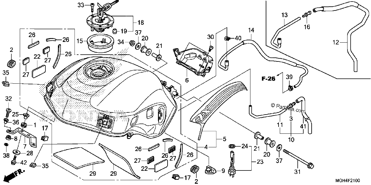 Diagrama de FUEL TANK