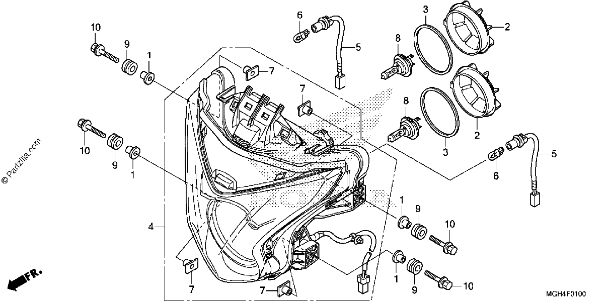 Diagrama de HEADLIGHT