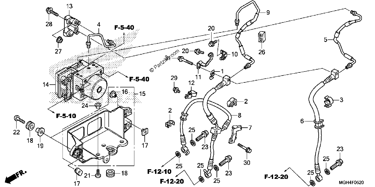 Diagrama de ABS MODULATOR