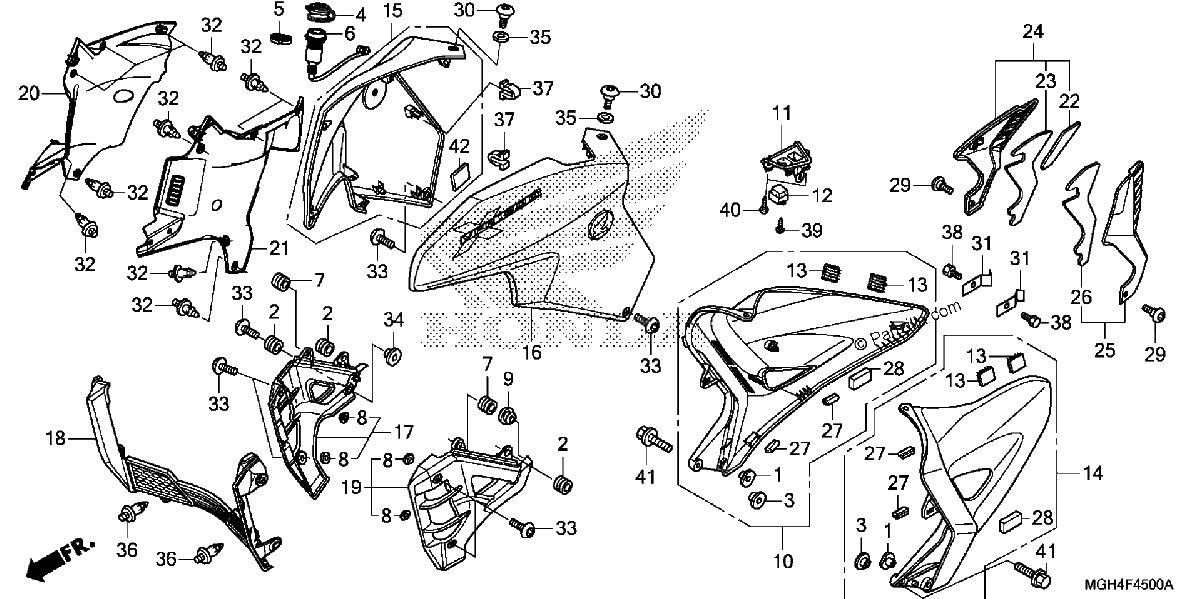 Diagrama de MIDDLE COWL