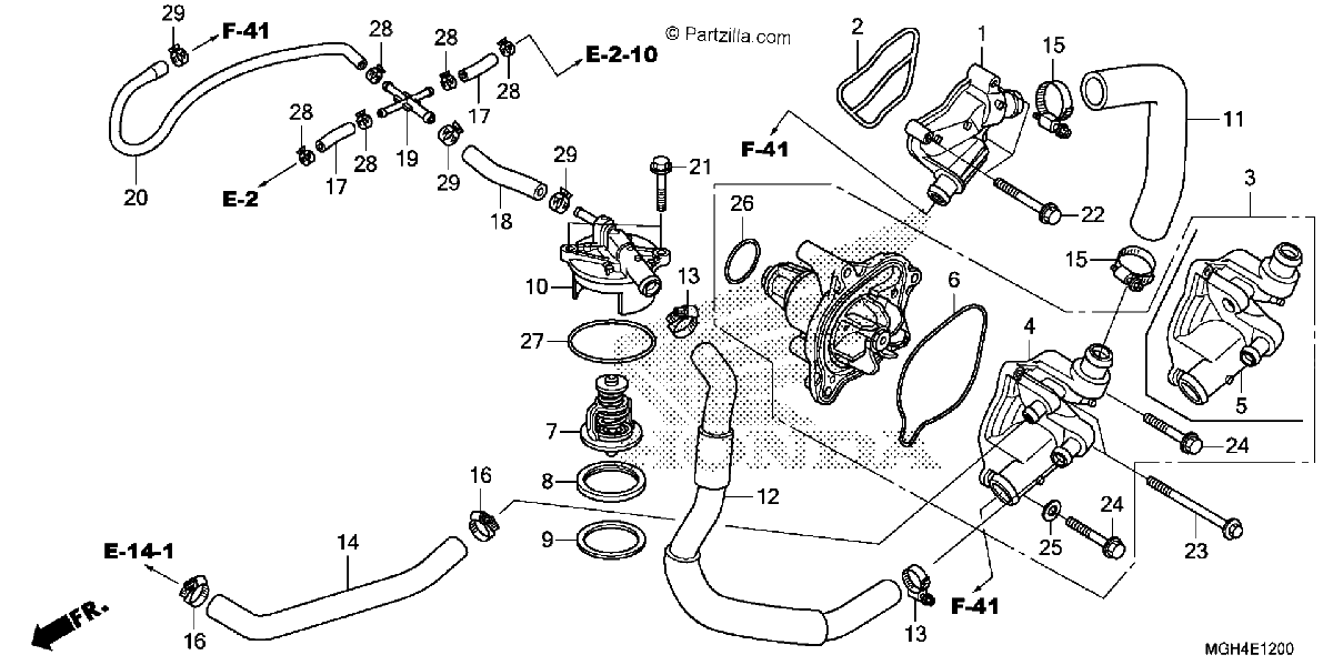 Diagrama de WATER PUMP