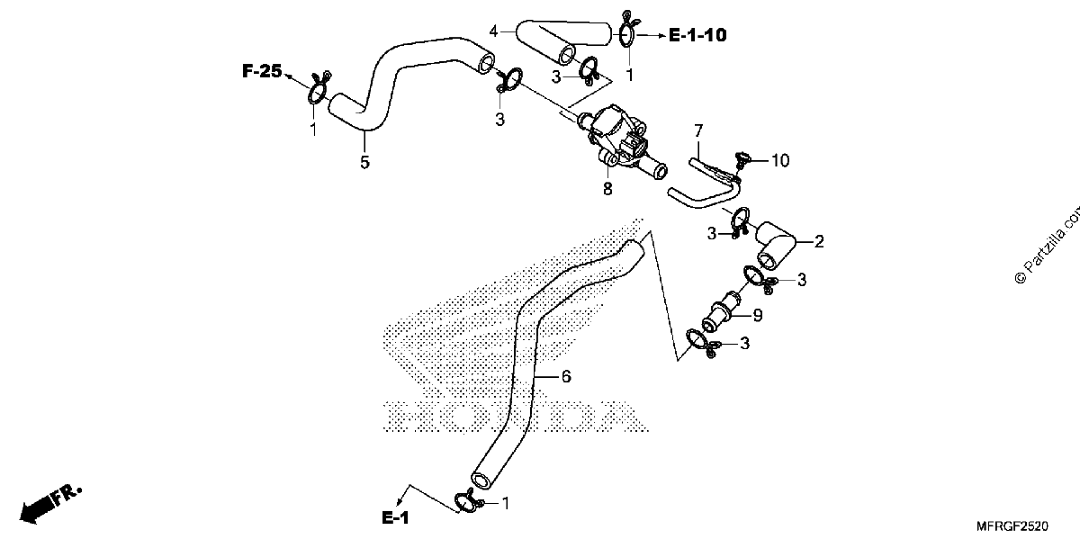 Diagrama de PAIR CONTROL VALVE