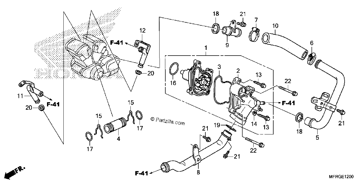 Diagrama de WATER PUMP
