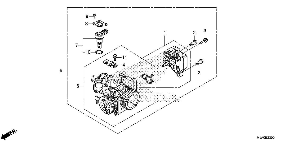 Diagrama de THROTTLE BODY