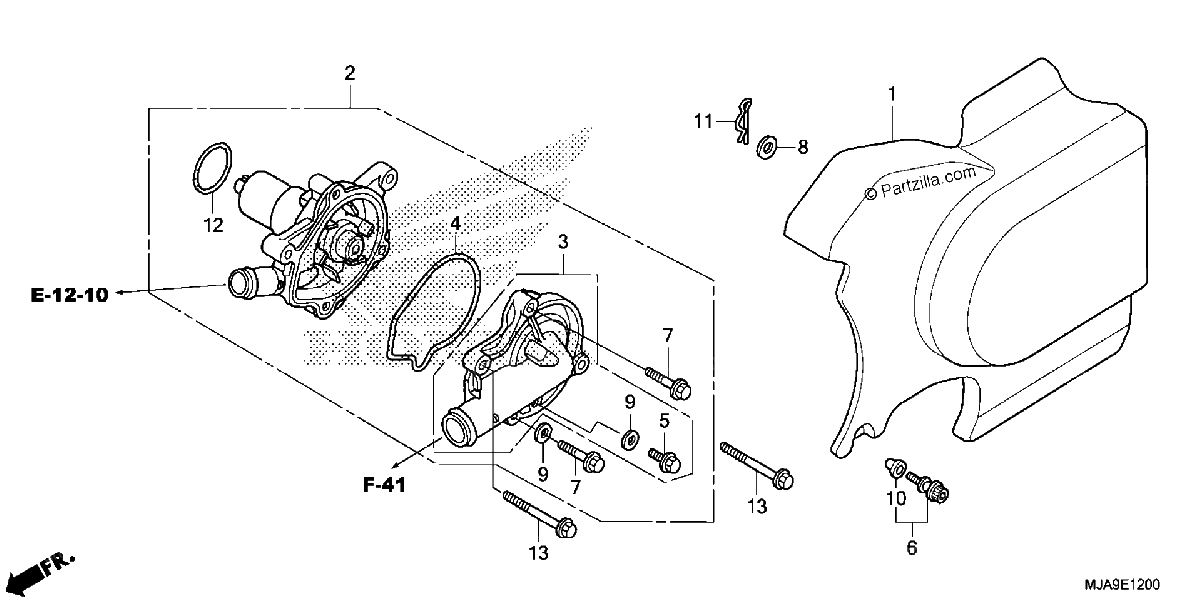 Diagrama de WATER PUMP